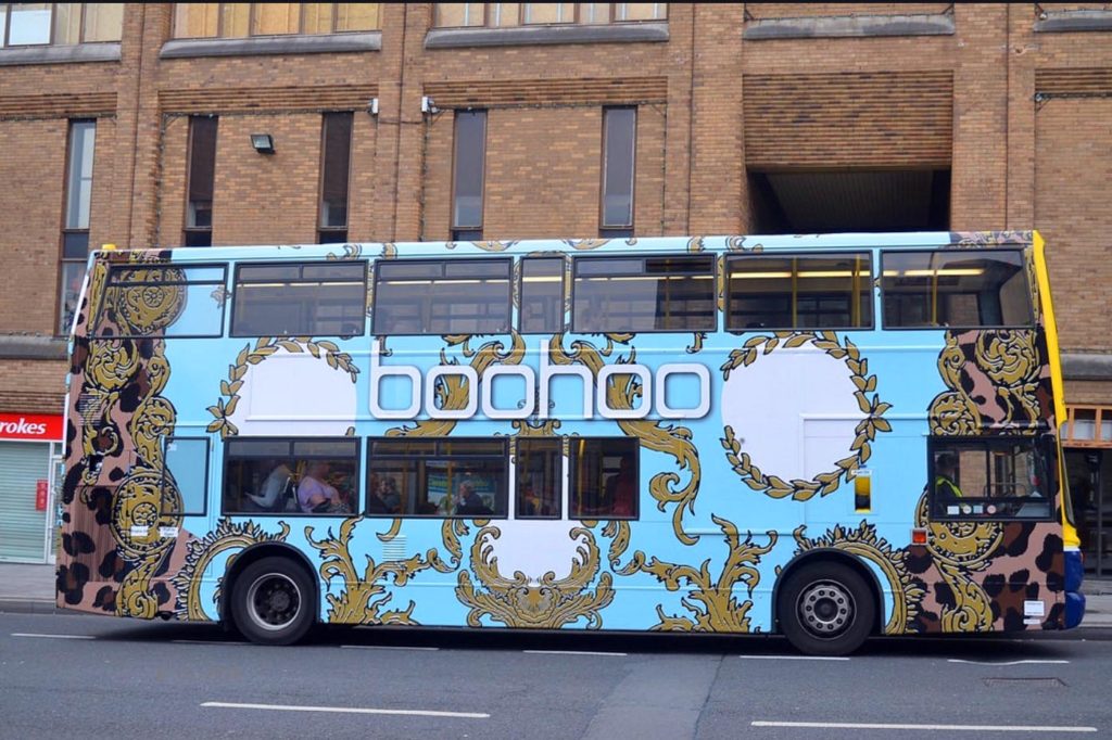 boohoo bus Dublin